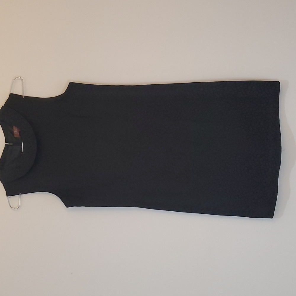 Vintage Jessica Mod/Retro Black tone on tone design Sheath Dress size 4p